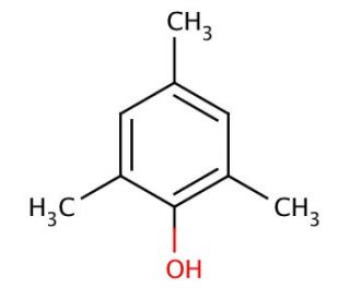 2,4,6-Trimethylphenol (CAS 527-60-6) - chemical structure image