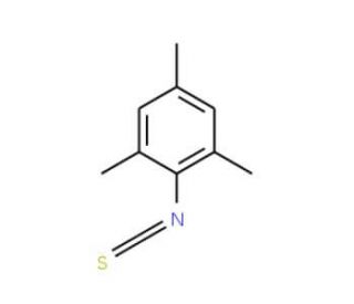 2,4,6-Trimethylphenyl isothiocyanate (CAS 6095-82-5) - chemical structure image