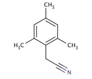 2,4,6-Trimethylphenylacetonitrile (CAS 34688-71-6) - chemical structure image