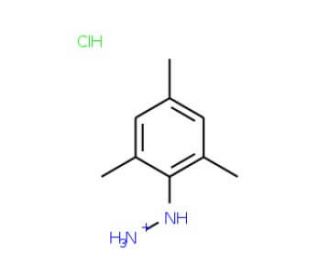 2,4,6-Trimethylphenylhydrazine hydrochloride (CAS 76195-82-9) - chemical structure image
