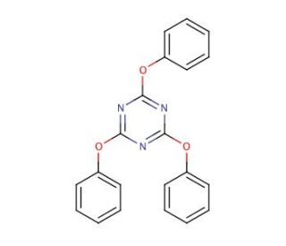 2,4,6-Triphenoxy-1,3,5-triazine (CAS 1919-48-8) - chemical structure image