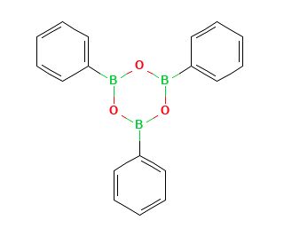 2,4,6-Triphenylboroxin (CAS 3262-89-3) - chemical structure image