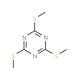 2,4,6-Tris(methylthio)-1,3,5-triazine (CAS 5759-58-0) - chemical structure image