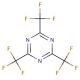 2,4,6-Tris(trifluoromethyl)-1,3,5-triazine (CAS 368-66-1) - chemical structure image