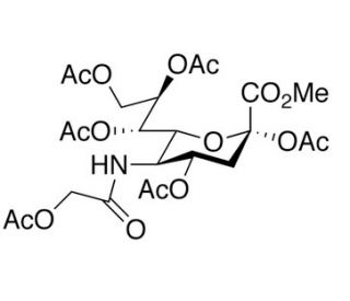 2,4,7,8,9-Pentaacetyl-D-N-acetylglycolylneuraminic Acid Methyl Ester (CAS 118865-38-6) - chemical structure image