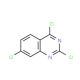 2,4,7-Trichloroquinazoline (CAS 6625-94-1) - chemical structure image