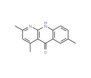 2,4,7-Trimethyl-10H-benzo[b][1,8]naphthyridin-5-one - chemical structure image