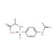 2-({[4-(acetylamino)phenyl]sulfonyl}amino)propanoic acid - chemical structure image