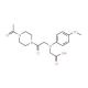 [[2-(4-Acetylpiperazin-1-yl)-2-oxoethyl]-(4-methoxyphenyl)amino]acetic acid - chemical structure image