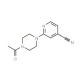 2-(4-acetylpiperazin-1-yl)isonicotinonitrile - chemical structure image