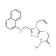 2-({4-Allyl-5-[(1-naphthylamino)methyl]-4H-1,2,4-triazol-3-yl}thio)acetohydrazide - chemical structure image