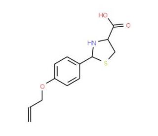 2-(4-Allyloxy-phenyl)-thiazolidine-4-carboxylic acid - chemical structure image
