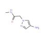 2-(4-amino-1H-pyrazol-1-yl)-N-methylacetamide (CAS 1152853-30-9) - chemical structure image