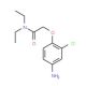2-(4-amino-2-chlorophenoxy)-N,N-diethylacetamide - chemical structure image