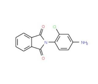 2-(4-amino-2-chlorophenyl)-1H-isoindole-1,3(2H)-dione (CAS 19348-53-9) - chemical structure image