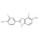 2-(4-Amino-3-chloro-phenyl)-4-chloro-3H-benzoimidazol-5-ylamine - chemical structure image