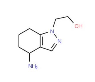 2-(4-amino-4,5,6,7-tetrahydro-1H-indazol-1-yl)ethanol - chemical structure image