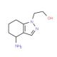 2-(4-amino-4,5,6,7-tetrahydro-1H-indazol-1-yl)ethanol - chemical structure image