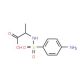 2-(4-Amino-benzenesulfonylamino)-propionic acid - chemical structure image