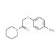 2-(4-Amino-phenoxy)-1-piperidin-1-yl-ethanone - chemical structure image