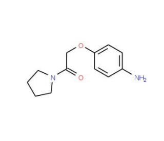 2-(4-Amino-phenoxy)-1-pyrrolidin-1-yl-ethanone - chemical structure image