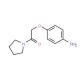 2-(4-Amino-phenoxy)-1-pyrrolidin-1-yl-ethanone - chemical structure image