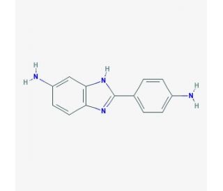 2-(4-Amino-phenyl)-3H-benzoimidazol-5-ylamine (CAS 7621-86-5) - chemical structure image