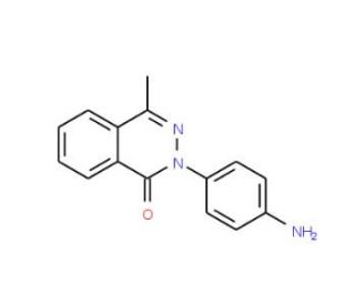 2-(4-Amino-phenyl)-4-methyl-2H-phthalazin-1-one - chemical structure image