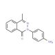 2-(4-Amino-phenyl)-4-methyl-2H-phthalazin-1-one - chemical structure image