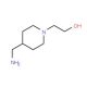 2-(4-Aminomethyl-piperidin-1-yl)-ethanol (CAS 21168-72-9) - chemical structure image