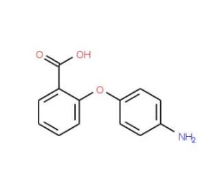 2-(4-Aminophenoxy)benzenecarboxylic acid (CAS 67724-03-2) - chemical structure image