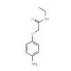 2-(4-aminophenoxy)-N-ethylacetamide - chemical structure image