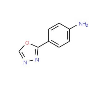 2-(4-Aminophenyl)-1,3,4-oxadiazole (CAS 35219-13-7) - chemical structure image
