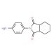2-(4-aminophenyl)hexahydro-1H-isoindole-1,3(2H)-dione - chemical structure image