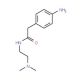 2-(4-aminophenyl)-N-[2-(dimethylamino)ethyl]acetamide - chemical structure image