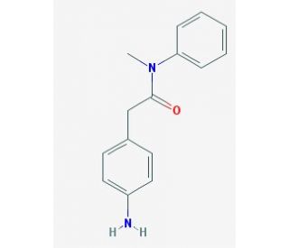 2-(4-aminophenyl)-N-methyl-N-phenylacetamide - chemical structure image