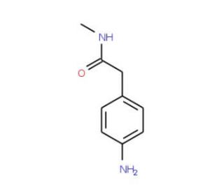 2-(4-Aminophenyl)-N-methylacetamide (CAS 32637-62-0) - chemical structure image