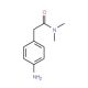 2-(4-Aminophenyl)-N,N-dimethylacetamide (CAS 81709-36-6) - chemical structure image