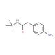 2-(4-aminophenyl)-N-(tert-butyl)acetamide - chemical structure image