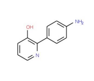 2-(4-Aminophenyl)pyridin-3-ol (CAS 30820-91-8) - chemical structure image