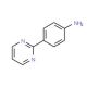 2-(4-Aminophenyl)pyrimidine (CAS 69491-57-2) - chemical structure image