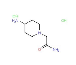 2-(4-Aminopiperidin-1-yl)acetamide dihydrochloride - chemical structure image