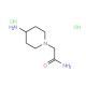2-(4-Aminopiperidin-1-yl)acetamide dihydrochloride - chemical structure image