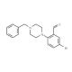 2-(4-Benzyl-1-piperazino)-5-bromo-benzaldehyde (CAS 883512-03-6) - chemical structure image