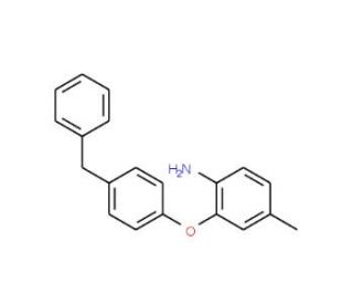 2-(4-Benzylphenoxy)-4-methylaniline - chemical structure image