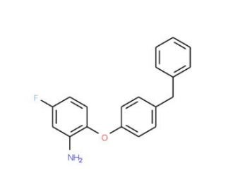 2-(4-Benzylphenoxy)-5-fluoroaniline - chemical structure image