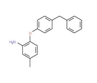 2-(4-Benzylphenoxy)-5-methylaniline - chemical structure image