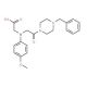 [[2-(4-Benzylpiperazin-1-yl)-2-oxoethyl]-(4-methoxyphenyl)amino]acetic acid - chemical structure image