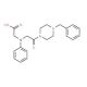 [[2-(4-Benzylpiperazin-1-yl)-2-oxoethyl](phenyl)-amino]acetic acid - chemical structure image