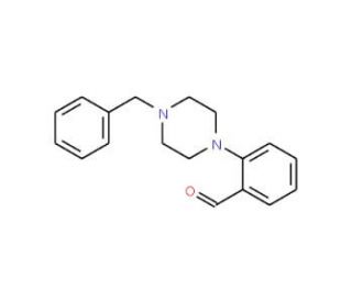 2-(4-Benzylpiperazin-1-yl)benzaldehyde (CAS 112253-26-6) - chemical structure image